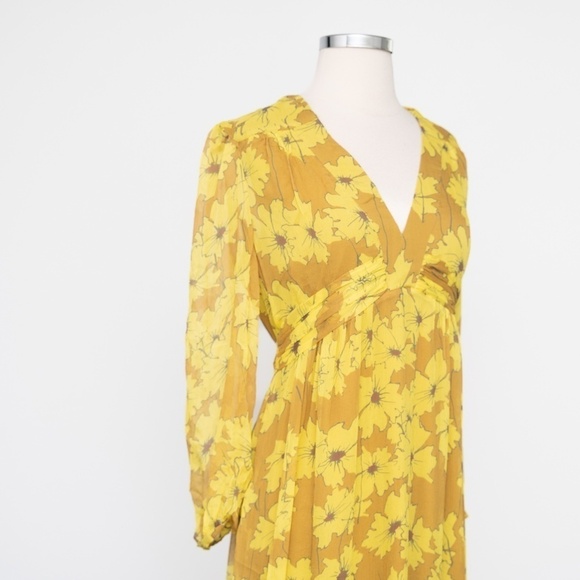 Joie Kaz Silk Floral Midi Dress - Picture 8 of 13